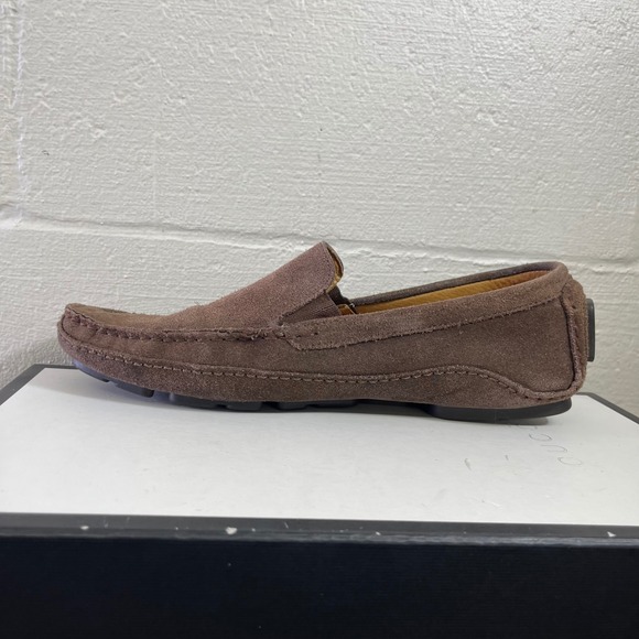 Saks Fifth Avenue 9022 Brown Suede Driving Loafers Shoes Slip On Men\'s 10.5 M main image 4